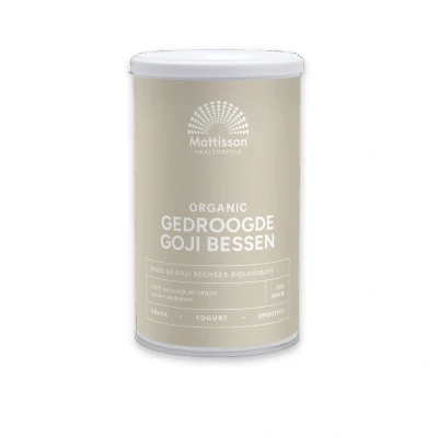 Afbeelding van Mattisson Biologische Goji Bessen gedroogd 200 g