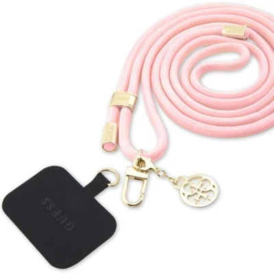 Afbeelding van Guess CBDY Strap Universeel Telefoon Koord Verstelbare Smartphone Ketting 150CM 4G Metal Charm Lila