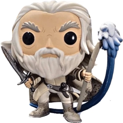 Afbeelding van Funko Gandalf met Sword and Staff Pop! Lord of The Rings Figuur 9cm