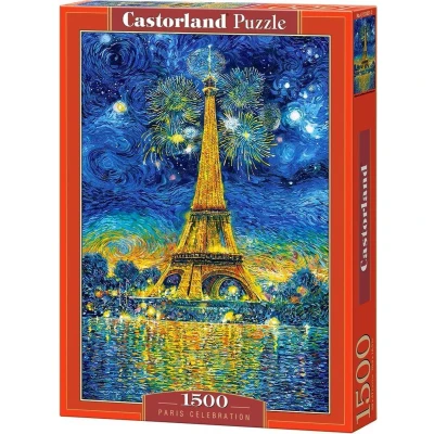 Afbeelding van Castorland Legpuzzel Paris Celebration Blauw 1500 Stukjes