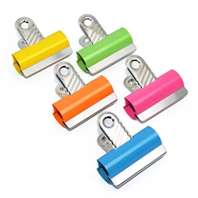 Afbeelding van Rapesco RCB60COL papierklemmen, 60 mm, verschillende kleuren, 10 stuks