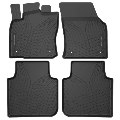 Afbeelding van WALSER 100083 Vloermatset TPE (thermoplastische elastomeer) zwart SKODA: Kodiaq (NS7) 1.4 TSI 4x4, 2.0 TDI TDI, 1.5