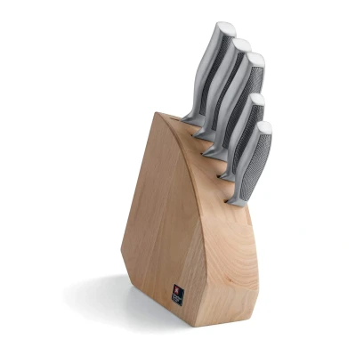 Image de Richardson Sheffield Ensemble de couteaux Sense 5 pièces avec bloc Bois