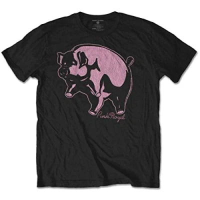 Afbeelding van Pink Floyd Pig Heren T shirt XL Zwart