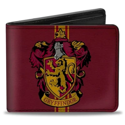 Afbeelding van Gesp Down portemonnee voor jongens Harry Potter Wizengamot Logo Browns Bi Fold