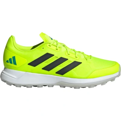 Afbeelding van adidas Zone Dox hockeyschoenen, uniseks, Pure Teal/Zero Met./Lucid Citroen, 48 EU
