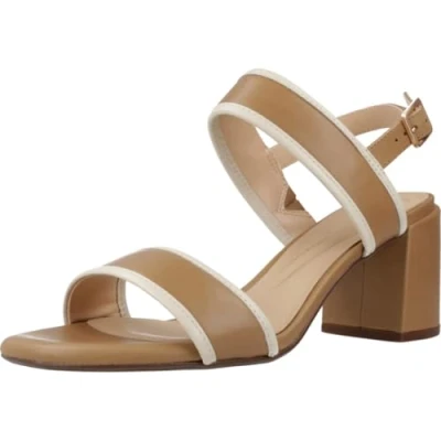 Afbeelding van Clarks Ezoria Sling Sandalen, Dames, Maat: 38, Light tan combination Leer