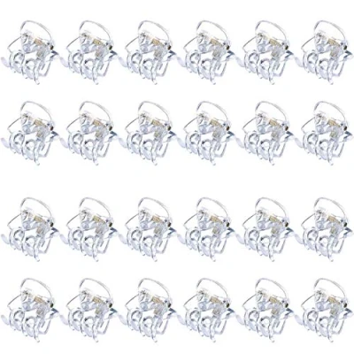 Afbeelding van Mini haarklemmen, haarclips, zwart, plastic, voor meisjes en dames, 32 stuks