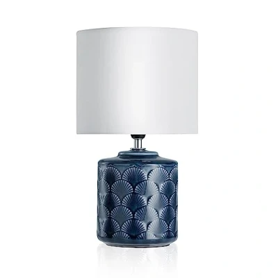 Afbeelding van Pauleen Glowy Midnight Tafellamp blue ceramic.