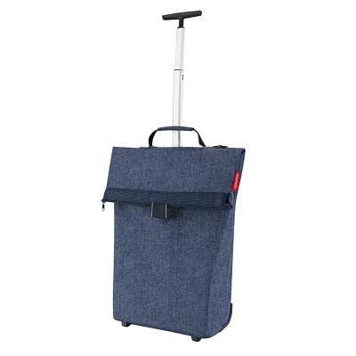 Afbeelding van Reisenthel 53 CM Trolley, Maat: One Size, Herringbone dark blue