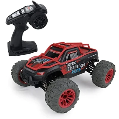 Afbeelding van Radiobestuurde auto Turbo Challenge 4x4 Storm Riders Rood en Zwart