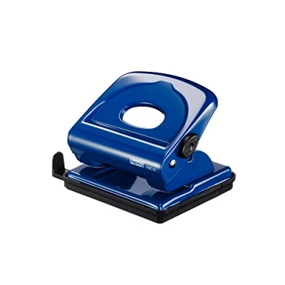 Afbeelding van RAPID Perforator FMC25 Blauw Verstelbaar tot A4 formaat Gat afstand 80mm kan 25 vellen in 1x perforeren