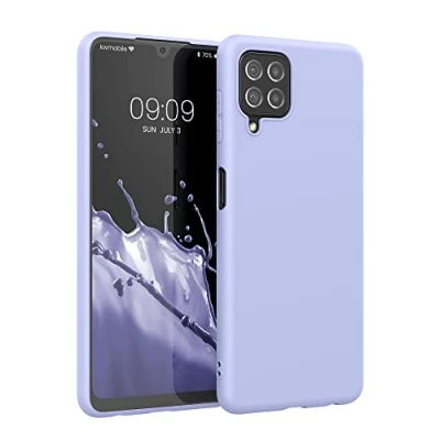 Afbeelding van kwmobile telefoonhoesje geschikt voor Samsung Galaxy A22 4G Hoesje smartphone Back cover in pastel lavendel