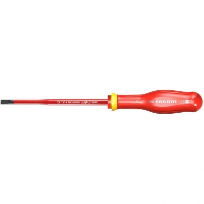 Image de FACOM AT5.5X125TVE Tournevis ProTwist isolé à 1000V pour vis fente 5 x 125 mm