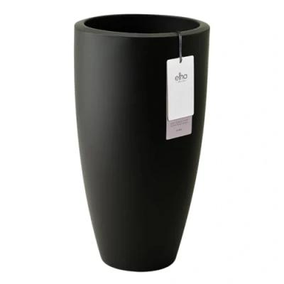 Afbeelding van Elho June Round High 40 Bloempot voor Binnen &amp; Buiten 100% Gerecycled Plastic Ø 39.0 x H 70.1 cm Zwart