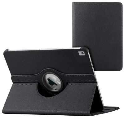 Afbeelding van iMoshion Tablet Hoes Geschikt voor iPad Air 10.5 (2019) / Pro (2017) 360 Draaibare Bookcase Zwart