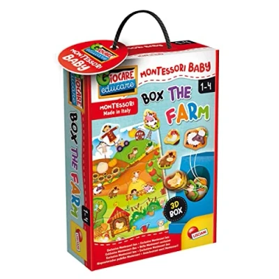 Afbeelding van Lisciani MONTESSORI BABY BOX THE FARM Układanka farma