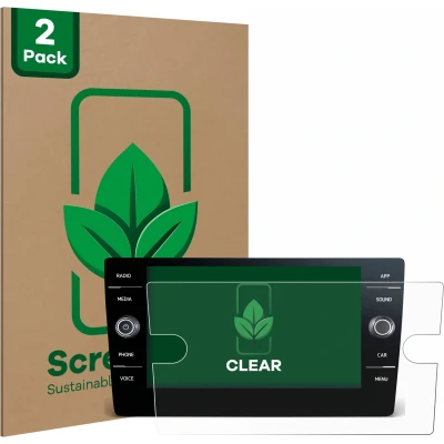 Afbeelding van ScreenLeaf Screenprotector voor Volkswagen Tiguan R Line TDI 2020 Discover Media 8&quot; Duurzame schermbescherming Folie Beschermfolie transparant (2 Stuks)