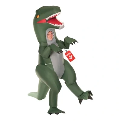 Afbeelding van Morph opblaasbaar dinosauruskostuum voor volwassenen, T Rex kostuum, Halloween één maat