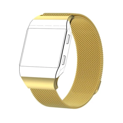 Afbeelding van Fitbit Ionic Milanese bandje Maat: Large Goud RVS