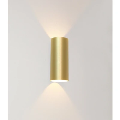 Afbeelding van Artdelight Wandlamp Brody 2 Mat Goud Led x 4Watt