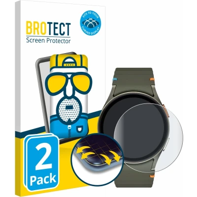 Afbeelding van BROTECT Screenprotector voor Samsung Galaxy Watch 7 (40 mm) Folie Beschermfolie matte volledig dekking (2 Stuks)