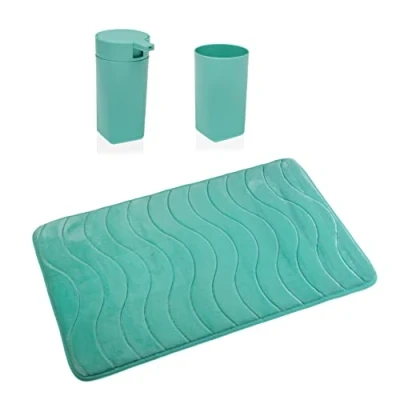 Afbeelding van Badset Versa Blauw Polypropyleen 45 x 2 75 cm Modern