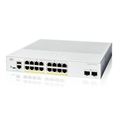 Afbeelding van Cisco Catalyst 1200 Managed L2 Gigabit Ethernet (10/100/1000) Power over (PoE) Grijs