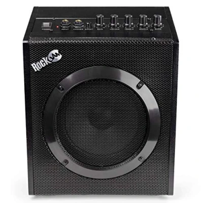 Image de Rockjam Amplificateur de guitare électrique 20 Watt avec sortie casque, EQ à trois bandes, Overdrive &amp; Gain