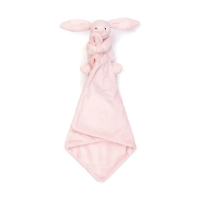 Afbeelding van Jellycat knuffeldoek bashful pink konijn 34 cm