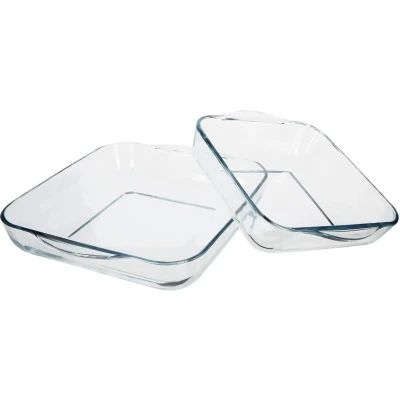 Afbeelding van Set Keukenservies Transparant Borosilicaatglas (2 Onderdelen)