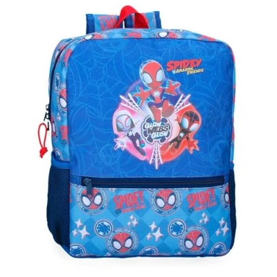 Afbeelding van Spiderman jongens kleuter schooltas blauw 33 cm