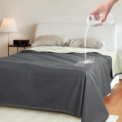 Afbeelding van Catalonia waterdichte deken, bedsprei, knuffeldeken, bankbescherming, fleecedeken, voor bed en bank, 203 x 229 cm