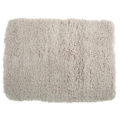 Afbeelding van MSV Badkamerkleedje/badmat tapijt voor de vloer beige 50 x 70 cm Microfibre langharig