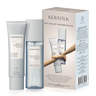 Afbeelding van Kerasilk Strengthening Deep Bond Repair Duo Set Pakket 1pakket Voor Beschadigd Haar