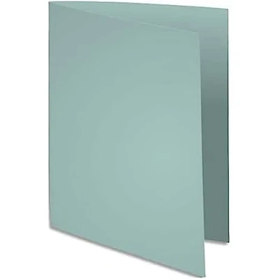 Afbeelding van Exacompta Ref. 330009E verpakking van 100 stuks Super 210 g/m² in pastelkleuren PEFC gecertificeerde dossiermappen afmetingen 24 x 32 cm voor A4 formaat kleur: grijs
