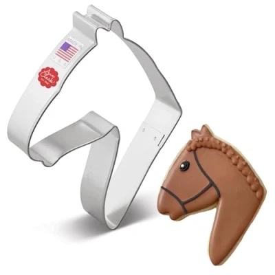 Afbeelding van Ann Clark Cookie Cutters Uitsteekvorm paardenkop 12,1 cm