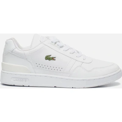Afbeelding van Lacoste Tclip Sneakers laag, Heren, Maat: 47, White Leer en imitatieleer