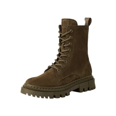 Afbeelding van Tamaris Snowboots, Dames, Maat: 41, Olive Leer