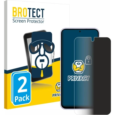 Afbeelding van BROTECT privacy screenprotector voor Samsung Galaxy A54 5G Enterprise Edition Folie Beschermfolie Blauwlichtfilter (2 Stuks)