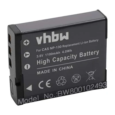 Afbeelding van Camera accu compatibel met Casio NP 130 / 1100 mAh