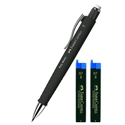 Afbeelding van Faber Castell 133353 Poly Matic vulpotlood 0,7 mm (zwart + reservevullingen)