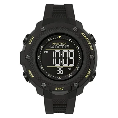 Afbeelding van Nautica NAI19523G Polshorloge Heren Quatrz NMX 15 Digital Yachtimer
