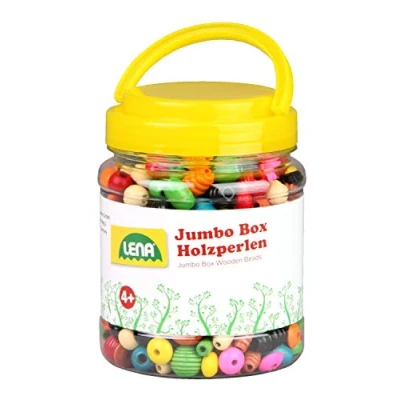 Afbeelding van Lena Houten Kralen Jumbo Doos