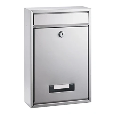 Afbeelding van ALCO Albert 8602 brievenbus zilver gelakt ca. 32 x 22 9 cm