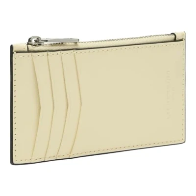 Afbeelding van LIEBESKIND BERLIN Leren Kaarthouder Franzis Lack Distressed New Wallet Lemonade Lichtgeel