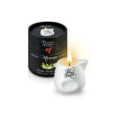 Image de Bougie de Massage Plaisirs Secrets Thé Blanc