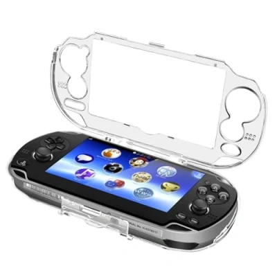 Afbeelding van TNP coque rigide transparente pour PS Vita 1000 de protection Sony PSV 1000, couverture intégrale PSVita PCH avec écran