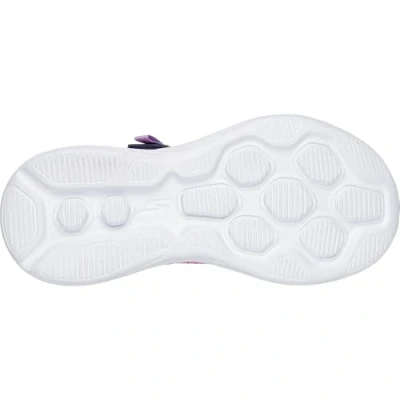 Afbeelding van Skechers Performance GO RUN 400 V2 Sneakers laag voor kinderen, Maat: 33, Navy/hot pink Imitatieleer/ textiel