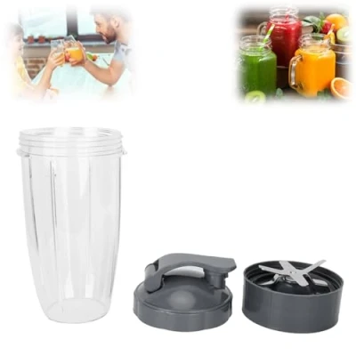 Afbeelding van 32OZ Blender Cup, Clamshell Juicer Vervanging Accessoires Vervangende Onderdelen Flip Deksel voor Nutribullet 600W 900W